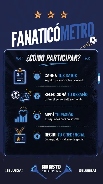 Pantalla de instrucciones